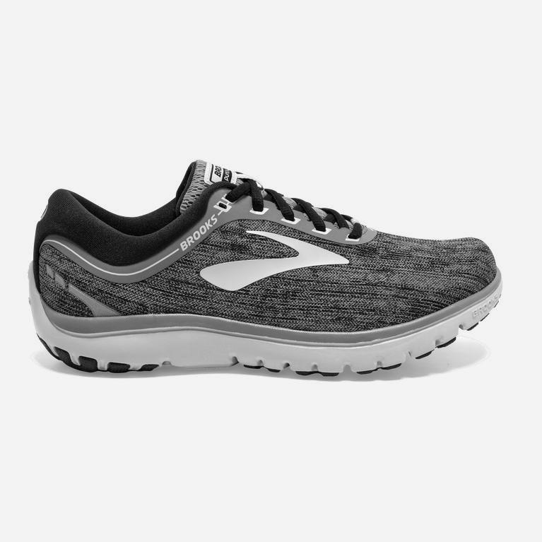 Brooks Pureflow 7 Hardloopschoenen voor Dames Zwart (VDYUX-8924)